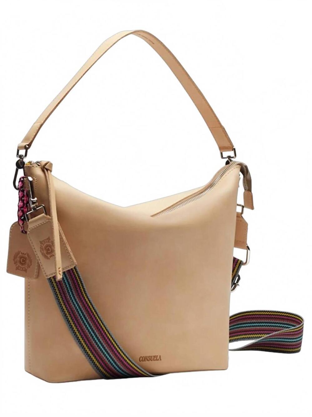 NEW CONSUELA women's diego hobo bag in natural